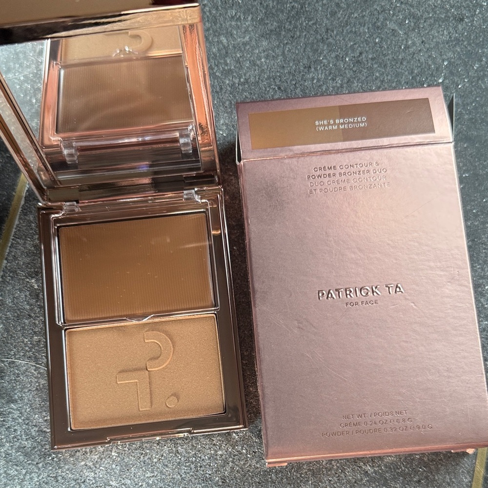 Patrick Ta She’s Bronzed Crème Contour & Powder Bronzer Duo